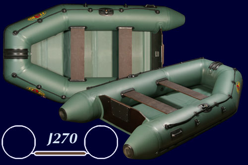 inflatable fishing roll-up boat Jeannine270
