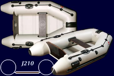 Прогулочная моторная надувная лодка Жаннин 210
