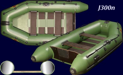 моторная надувная лодка для рыбалки Жаннин 300