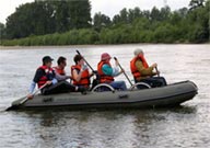 килевая надувная моторная лодка Шторм 450