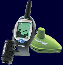 Эхолот Smartcast RF20 Humminbird мобильный с сенсором-поплавком и экраном, который крепится на удилище