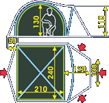 4-местная палатка Zeta-4(схема)