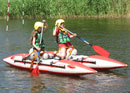 надувний спортивнй катамаран 2-ка